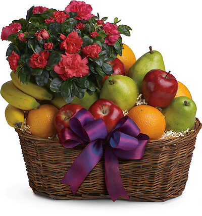 Fruits and Blooms Basket (*Local Delivery Only*)