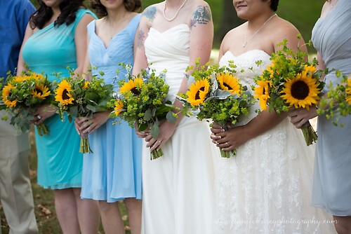 Sunflower Bridesmaids 3
