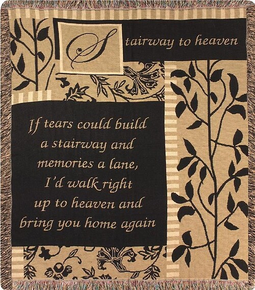Stairway to Heaven Tapestry Blanket