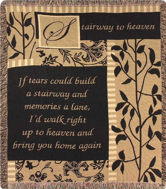 Stairway to Heaven Tapestry Blanket