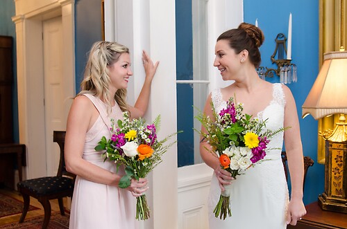 Clay Bridesmaid Bouquets