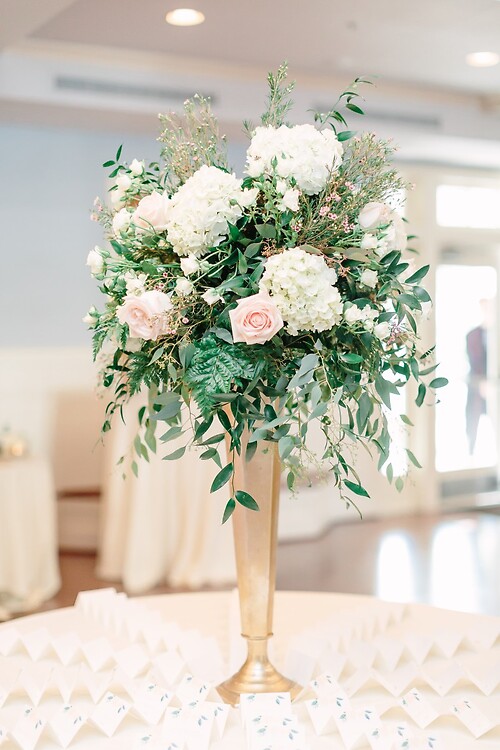 Alison + Sean Tall Centerpiece
