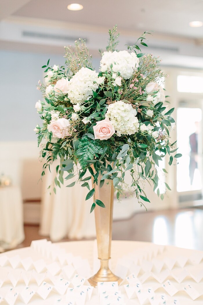 Alison + Sean Tall Centerpiece