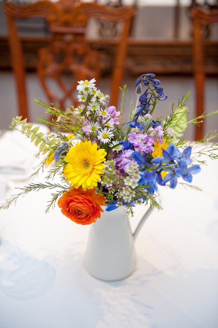 Garden Pitcher Centerpiece