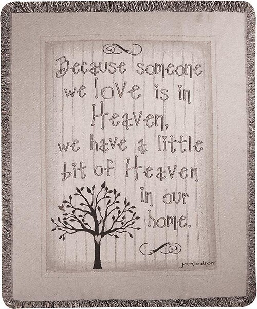 Because Someone We Love Tapestry Blanket