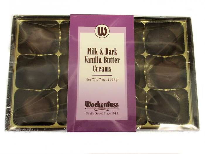 Wockenfuss Milk &amp; Dark Vanilla Butter Creams