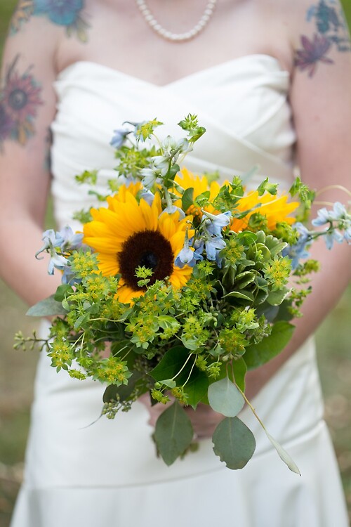 Sunflower Wedding Bouquet 2