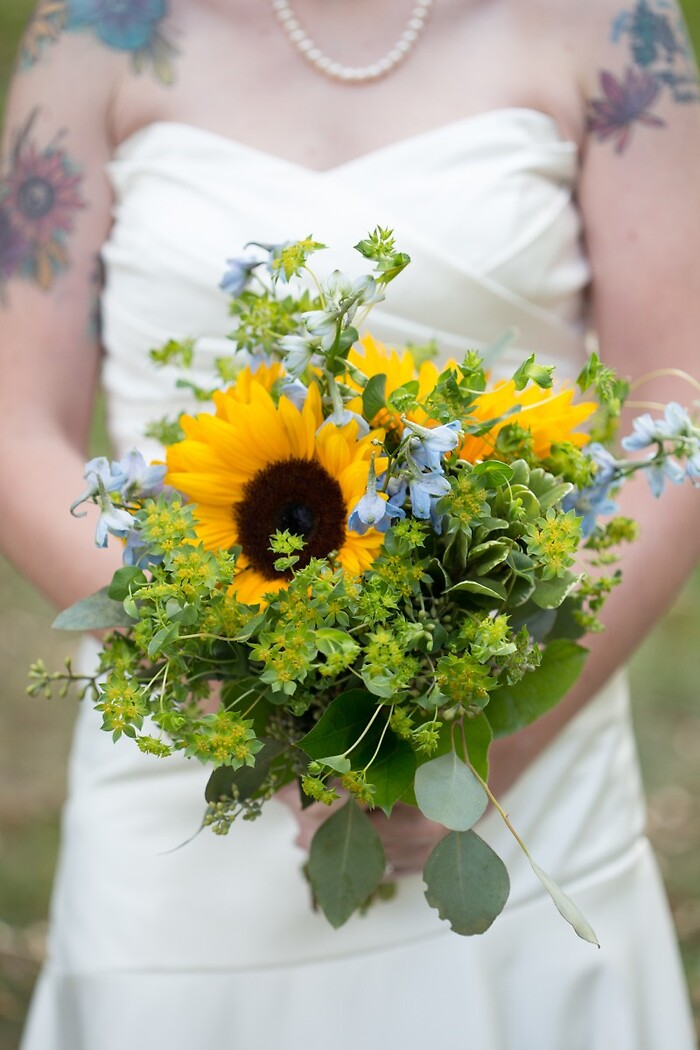 Sunflower Wedding Bouquet 2