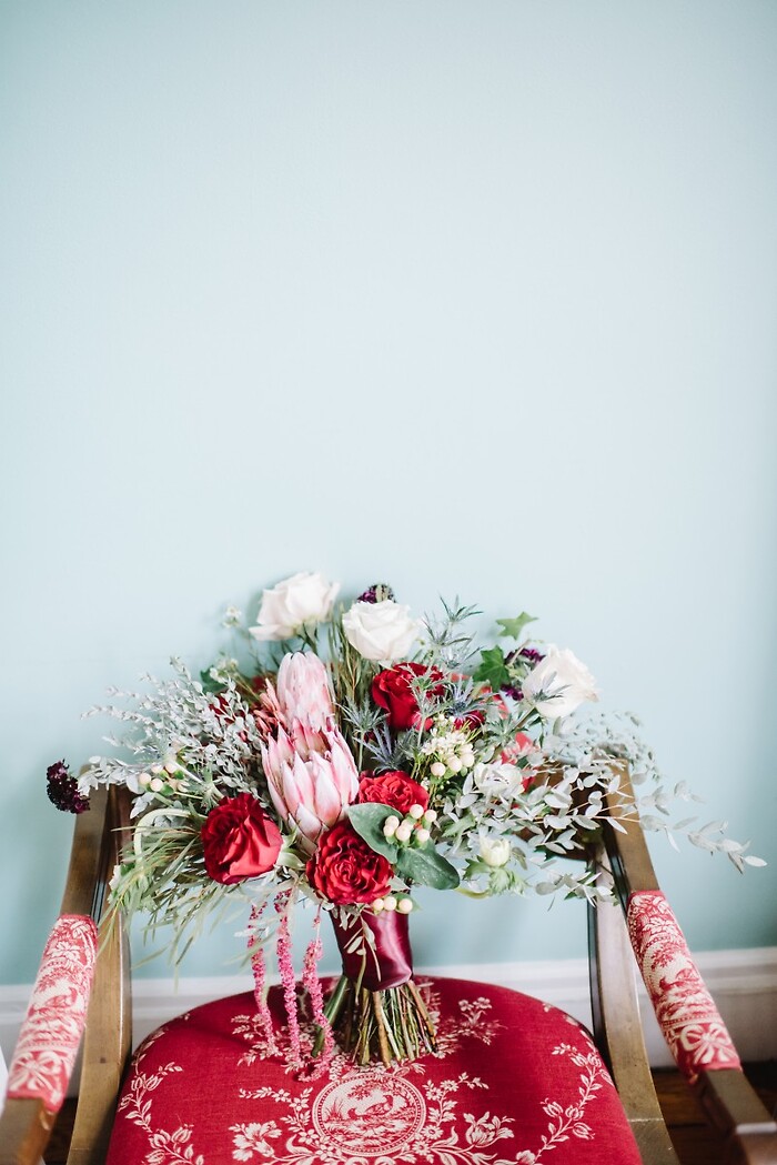 Bridal Bouquet Posing