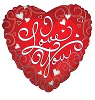 I Love You Balloon *Designs Vary