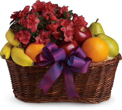 Fruits and Blooms Basket (*Local Delivery Only*)