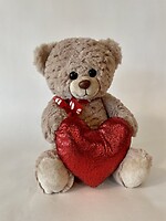 Bentley Bear with Heart (10&quot; sitting)