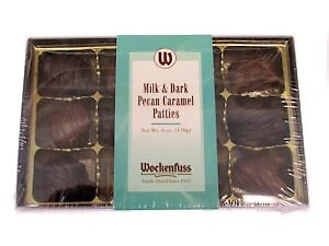 Wockenfuss Milk &amp; Dark Pecan Caramel Patties